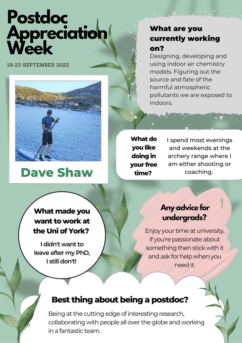 Department of Environment and Geography (@yorkenvironment) on Twitter photo A thread 🧵As part of #PostdocAppreciationWeek we're sharing a selection of Postdoc Profile Snapshots to give you a slice of postdoc life in our department & to celebrate the fantastic contribution that our postdocs make towards research and academic life. First up is <a href="/DrDaveShaw/">Dr Dave Shaw</a> A thread 🧵As part of #PostdocAppreciationWeek we're sharing a selection of Postdoc Profile Snapshots to give you a slice of postdoc life in our department & to celebrate the fantastic contribution that our postdocs make towards research and academic life. First up is <a href="/DrDaveShaw/">Dr Dave Shaw</a>