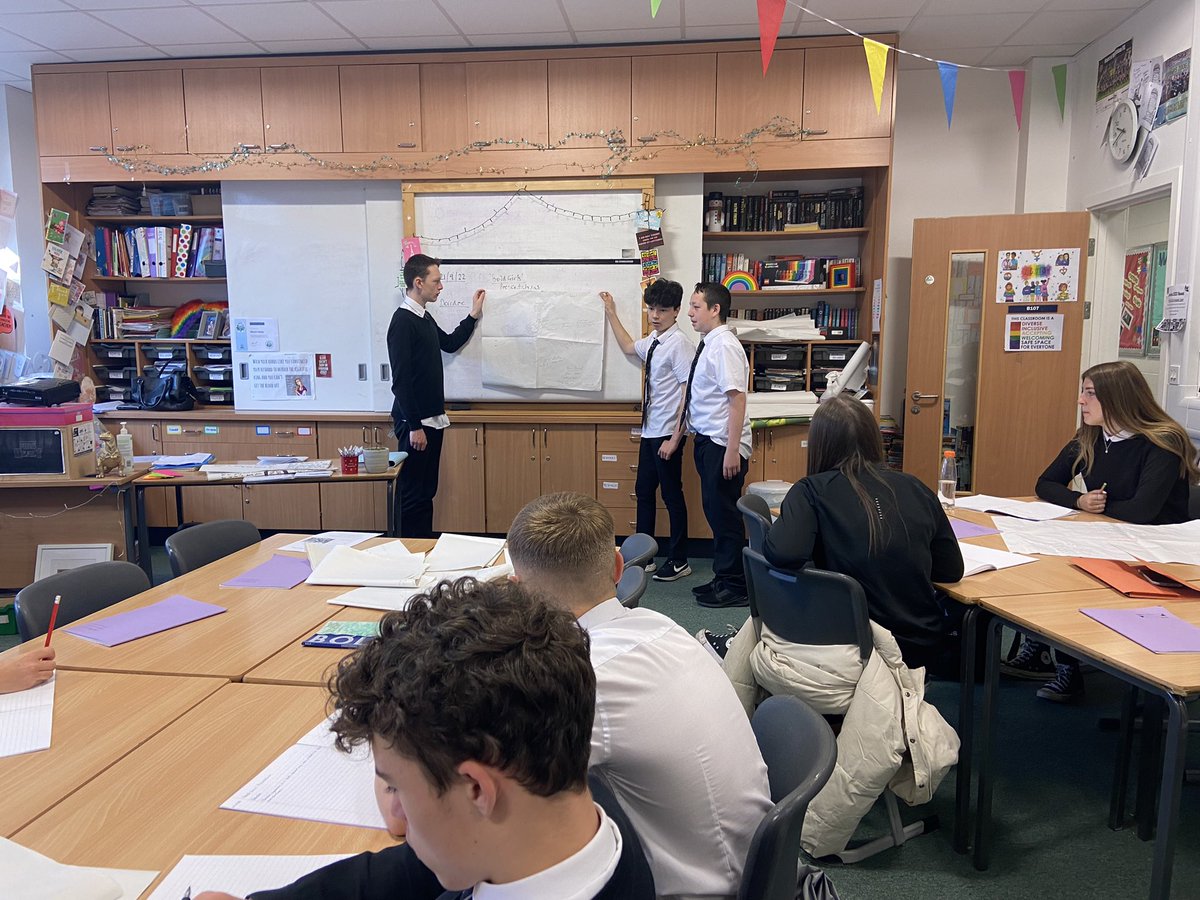 CglenEnglish's tweet photo. Well done to our 4B5 class for their presentations on characters in #BoldGirls for their N5 course #determination #ambition https://t.co/aF9UUXcGoo