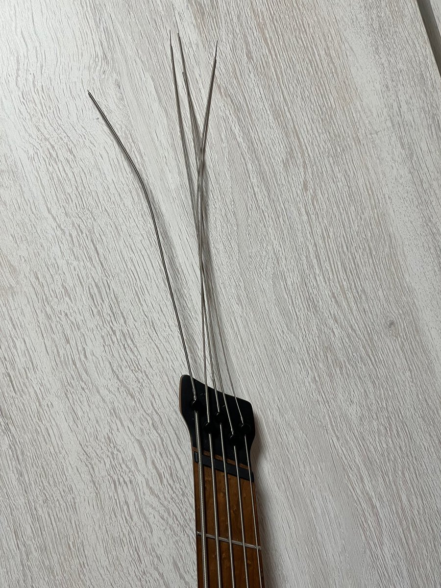 inocho_5st_bass's tweet photo. 弦交換を経て音作り。ベースをとっかえひっかえツマミをぐるぐるしながら、ベース1本とマルチ1台でやりたい事色々出来るように試行錯誤です。

そして色んなチューニングに対応するためにピッチシフター使うけど、音に若干不満があるのでカポの併用も試します。

#IBANEZ
#EHB1005MS
#BOSS
#GT1000CORE https://t.co/t96glWk5kc