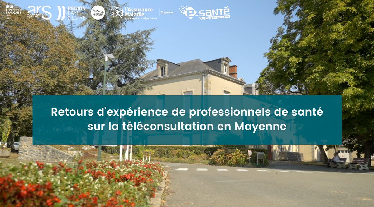 📽️Retours d'expérience de professionnels de #sante sur la #téléconsultation en #mayenne à découvrir sur notre chaine <a href="/YouTube/">YouTube</a> 
youtu.be/B6ygqyqRlA0
➡️Merci aux professionnels du <a href="/CHLaval53/">CH Laval</a> et #hôpitaldEvron pour leur témoignage !
<a href="/paysdelaloire/">Pays de la Loire</a> <a href="/lamayenne/">La Mayenne, le Département</a> @cpam53 @esantepdl
