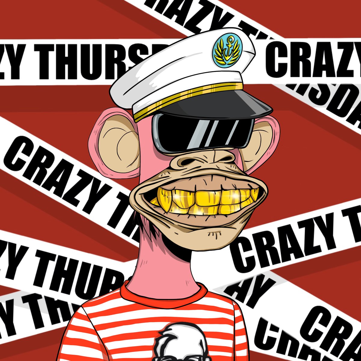 crazyape1053's tweet photo. 疯狂星期四，彻底疯狂！！！🥳

不疯魔不成活！让我们携手每一个疯狂星期四！

官网地址：https://t.co/xzD93n3mEL

合约地址：0xF0BAa5c1Fe3f44365E8eeE8Ee999Eea64e180c82

OpenSea链接：https://t.co/waHgOZDlMh

Let's Join Crazy Thursday Ape Club~🥳 https://t.co/RD8q5qdjCb