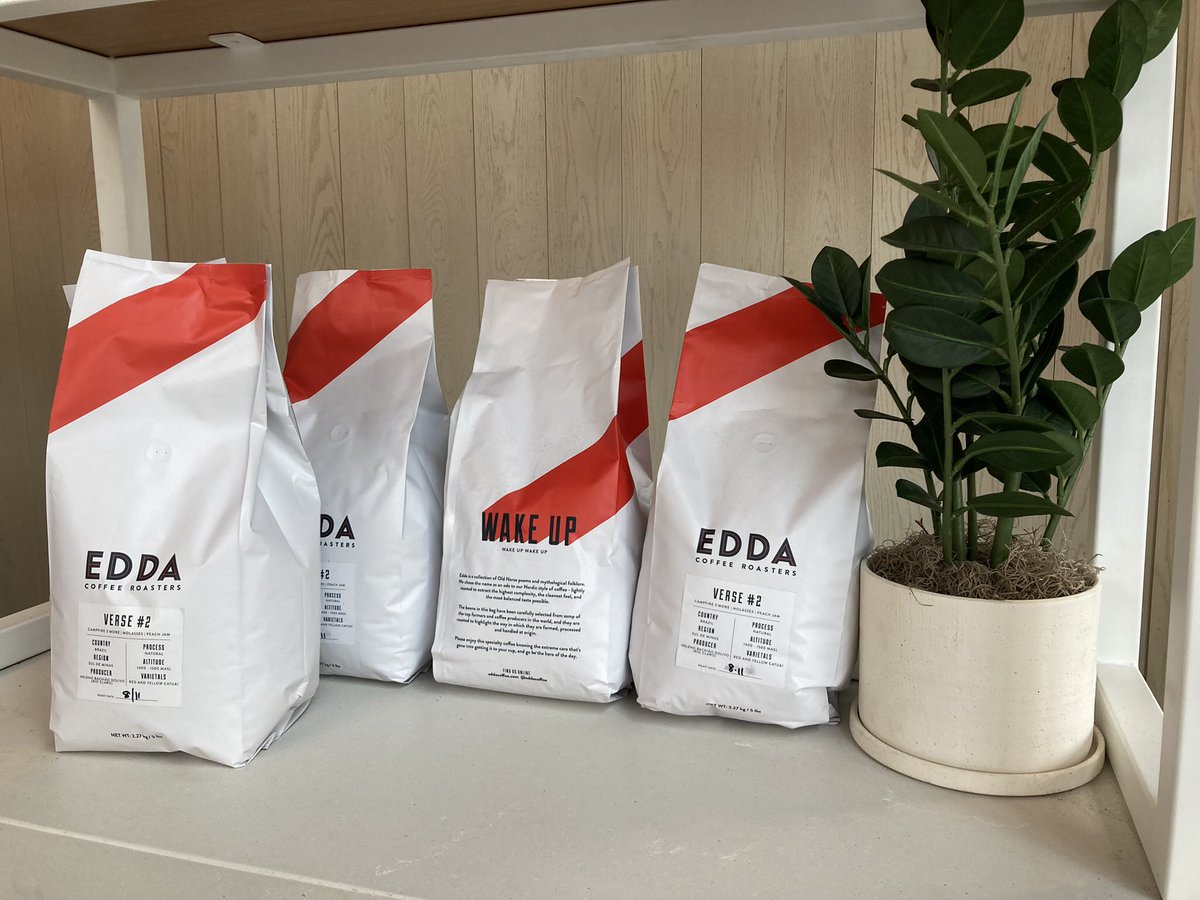 SkrticX's tweet image. Edda Coffee Roasters. 2011 W 25th St, located in the Intro Cleveland Building. Pictured is Manager, Chantal Pettegrew. Chantal told me they opened June, 2022 and have been well received by tenants and the @WestSideMarket crowd. Also, have the great head roaster @ThatPourGuy