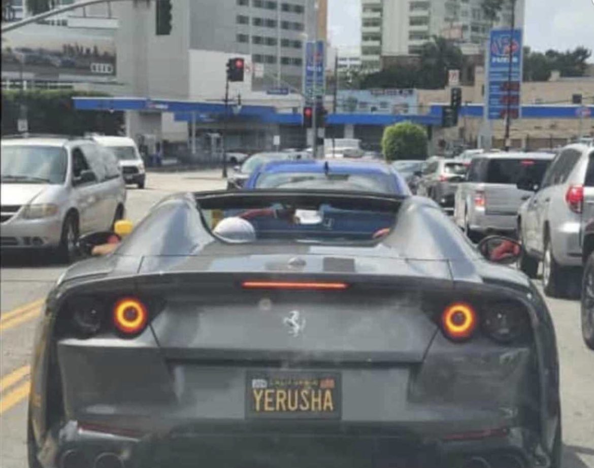 jacklanger's tweet photo. I don’t know if I’ve ever seen a better license plate than this. https://t.co/IPIPHMMI7l