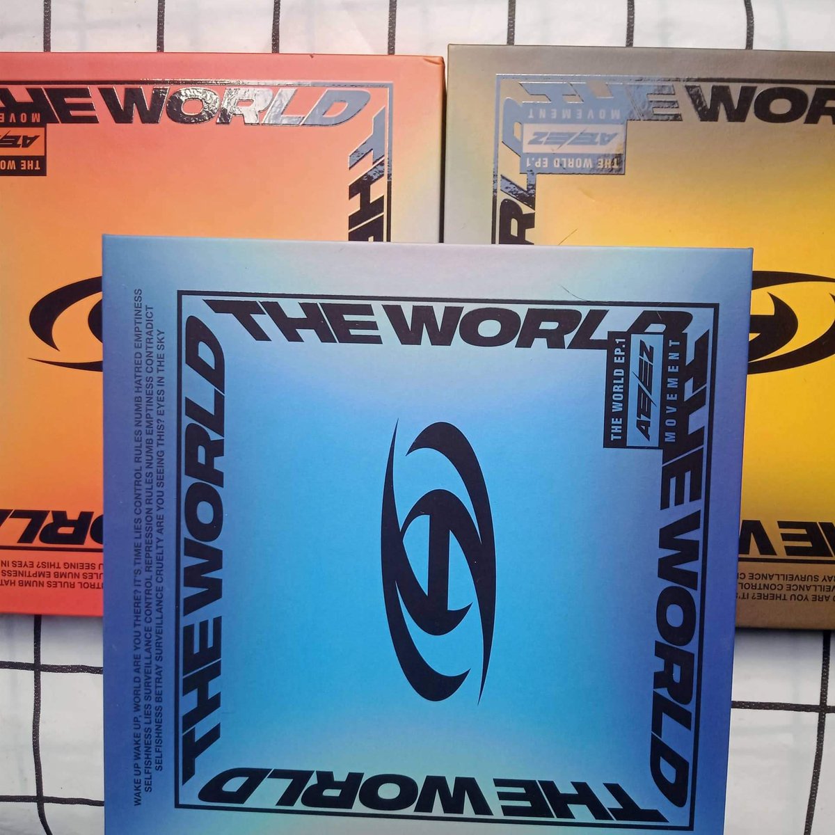 PADADAPH's tweet photo. [#PADADAOnhands] 
WTS LFB PH 
Ateez The World unsealed album 

— P60 ea, P165 set 
— Onhand and Ready to ship 
— Inclusions on the 2nd-3rd pic
— DM TO AVAIL https://t.co/Cxie2ChZ4T