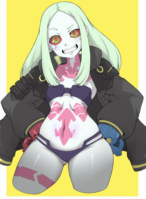 エッジランナーズのレベッカさんを描きました
かわいいですね 