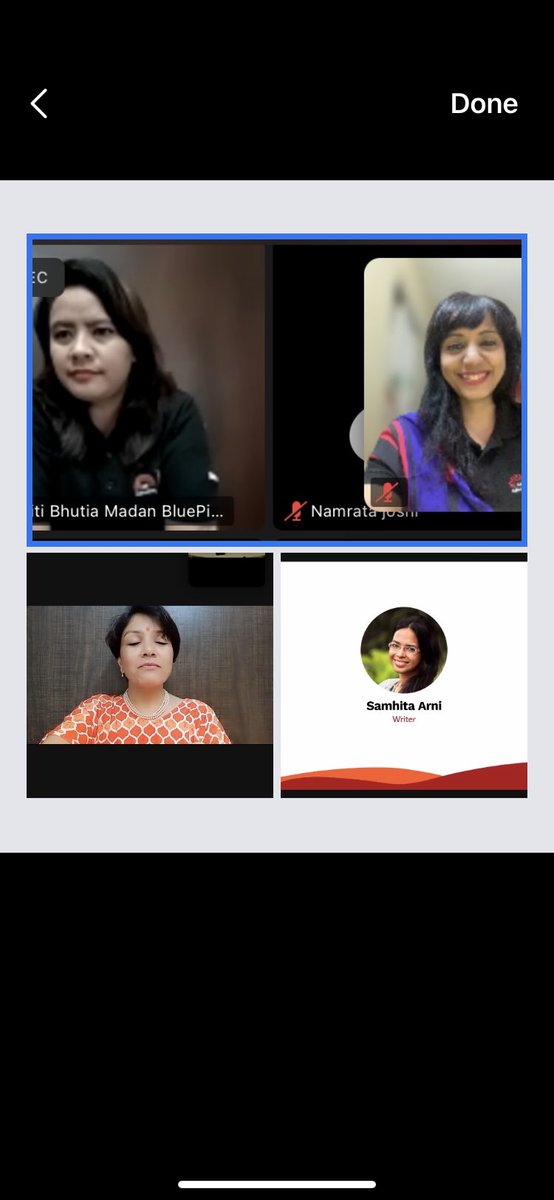 Nimitiwari's tweet image. HYBRID HI: Welcoming WSP4.0 participants with a warm video greeting as @nsrcel sets women entrepreneurs on a path from idea to business in India. Glad to be from WSP3.0 with peers @ChefAditiMadan @Vardaan4u3 @muddepal @SachiiTripathii @LinkITBlueCollr @beesuresh @nasganesh
