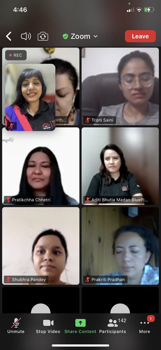 Nimitiwari's tweet image. HYBRID HI: Welcoming WSP4.0 participants with a warm video greeting as @nsrcel sets women entrepreneurs on a path from idea to business in India. Glad to be from WSP3.0 with peers @ChefAditiMadan @Vardaan4u3 @muddepal @SachiiTripathii @LinkITBlueCollr @beesuresh @nasganesh