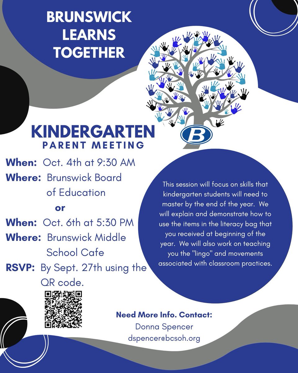 BrunswickCSD's tweet photo. Kindergarten families, please mark your calendar! https://t.co/S94ekXEmQX