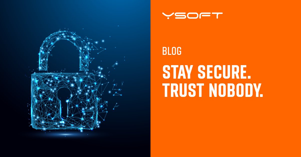 YSoft's tweet image. #Security models are changing. Are you up to date? What about your #printenvironment? 

bit.ly/3BmaQrM

Did you know the 'trust but verify' approach creates vulnerabilities? Once the attacker has entered the #network, they can  move freely as trusted traffic.