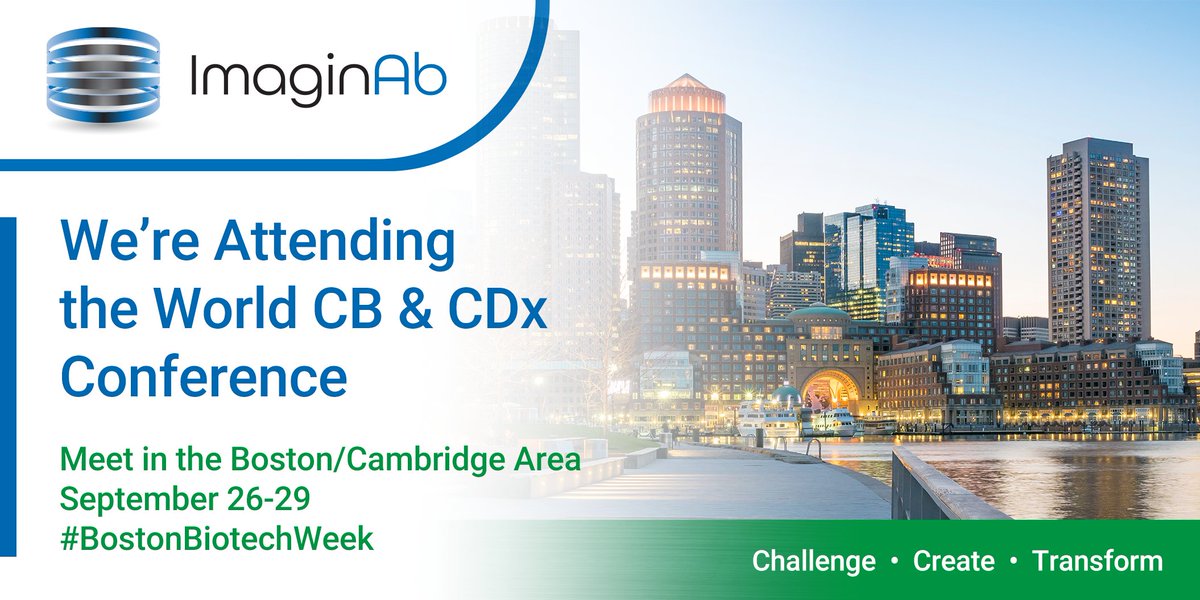 ImaginAbInc's tweet photo. Ian Wilson and Matt Ennis will be in Boston next week during #BostonBiotechWeek for the World CDx Conference.
Message busdev@imaginab.com to schedule an in-person meeting in the greater Boston/Cambridge area. https://t.co/sF2B3DEWSB