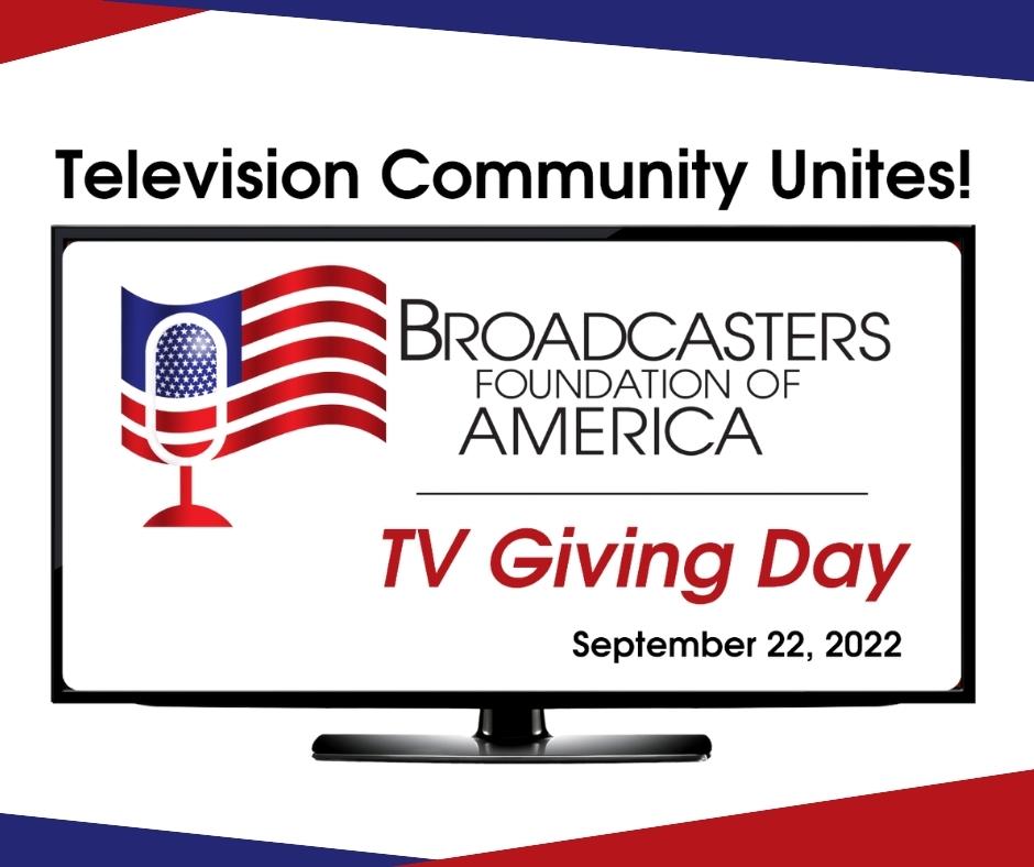 BroadcastersFDN's tweet photo. Help those in TV Broadcasting who need assistance. Today is TV Giving Day. Please donate: https://t.co/98no3f2v3O
#tvgivingday https://t.co/v1gJcKeT6w