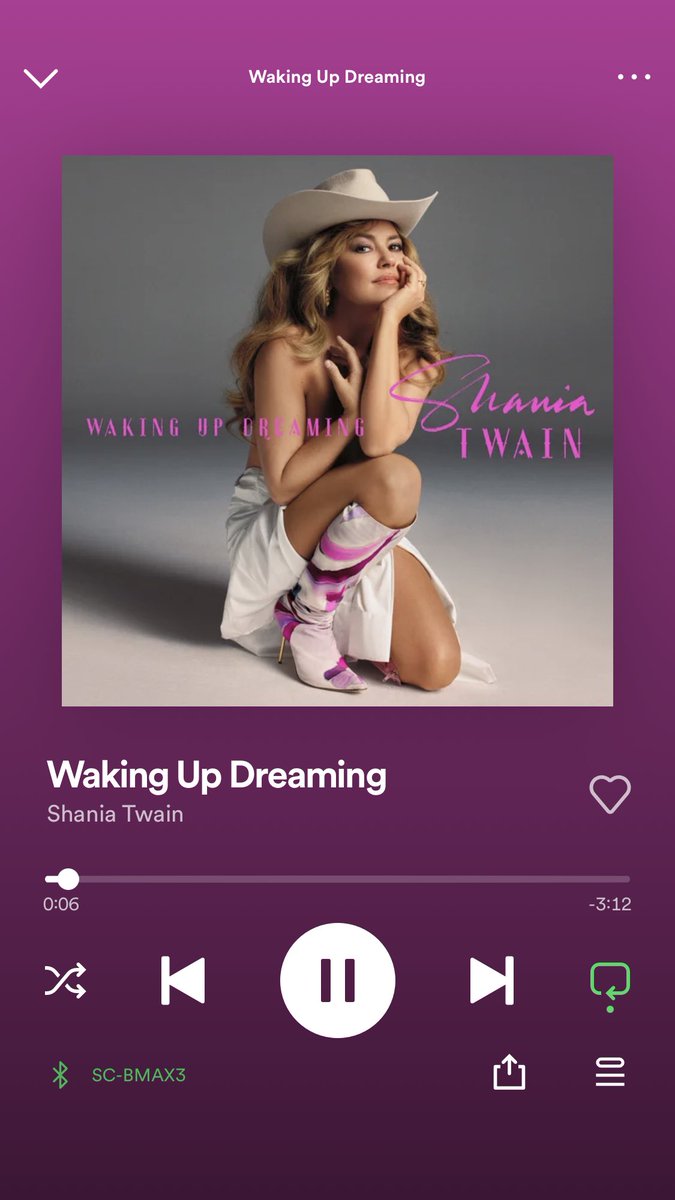 4EvaAnd4Always's tweet photo. WAKING UP DREAMING 
@ShaniaTwain https://t.co/4GhseOFolo