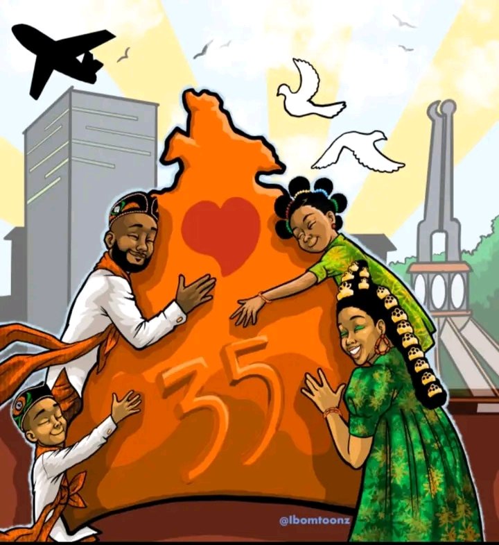 HypeGrace1's tweet photo. @akstrending Let's celebrate our mothers land afar https://t.co/X8qRPaaZLp