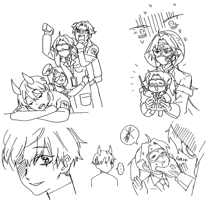 Some random sketches
I was listening to  Demon Core videos in the bg while working 