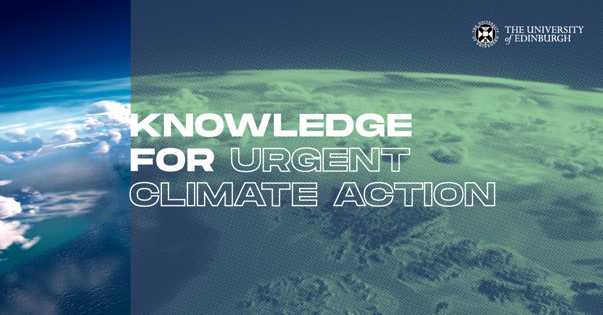 edinburghearth's tweet image. The Edinburgh Earth Initiative is accelerating @EdinburghUni’s response to the #climatecrisis. Through research and teaching, we want to unite our students, staff, and partners - to put the University at the leading edge of #climateimpact and action.