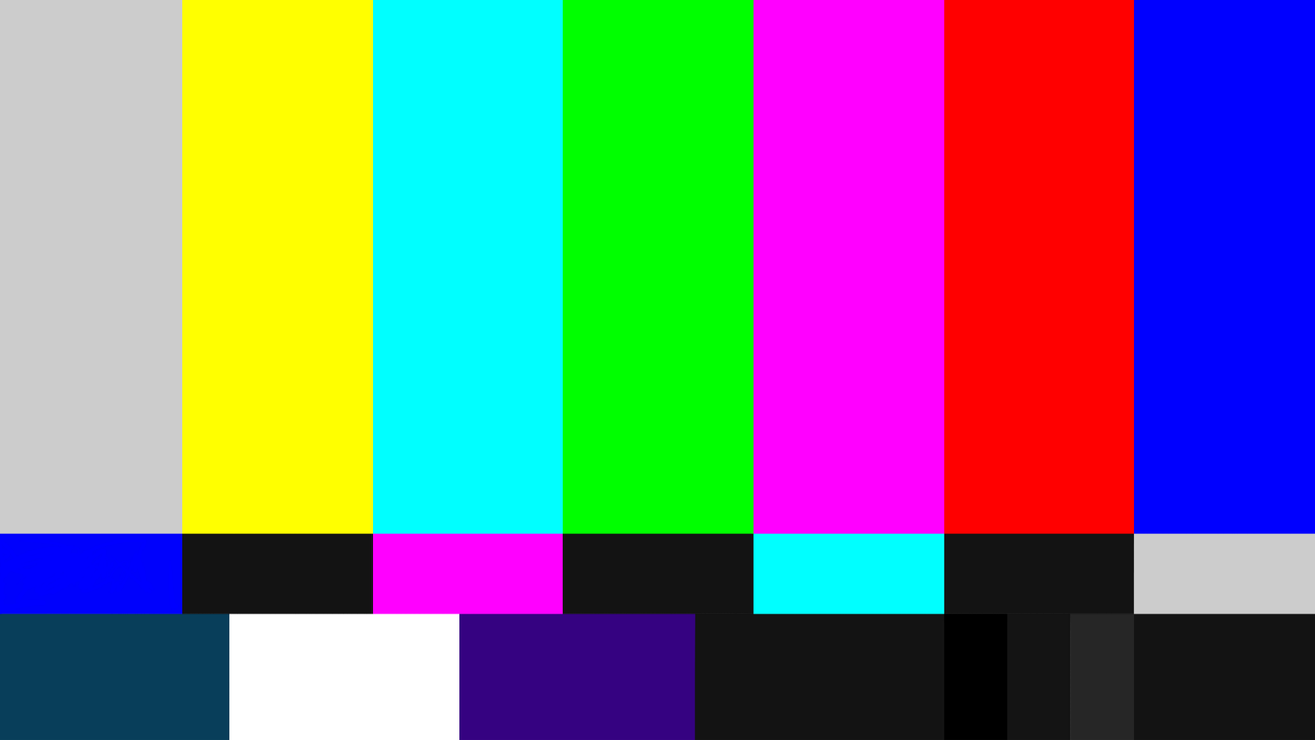 テレビのエラー画面の高画質Ver描いてみました 比率は16:9です 良けれ 