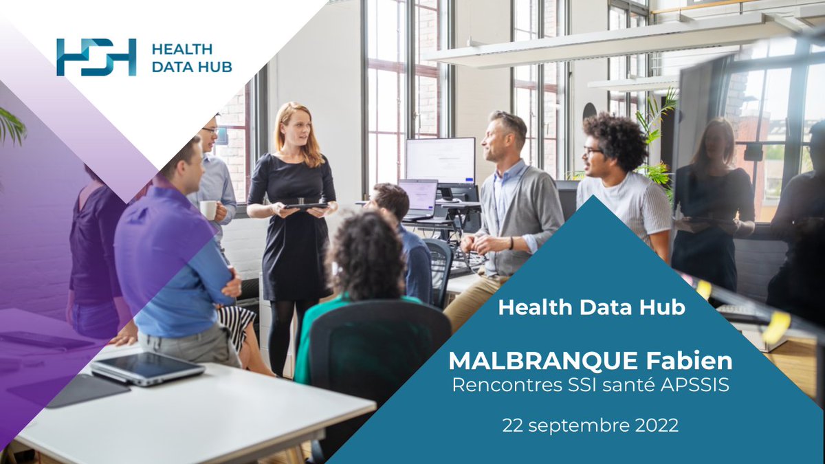 healthdatahub's tweet photo. #Congrès #APSSI, Fabien Malbranque : "Je suis Responsable Sécurité des Systèmes d’Information du Health Data Hub, un choix assumé pour apporter mon soutien à ce projet dont les objectifs sont de garantir l’accès aisé et unifié, transparent et sécurisé, aux données de santé" https://t.co/O1L3voqY86