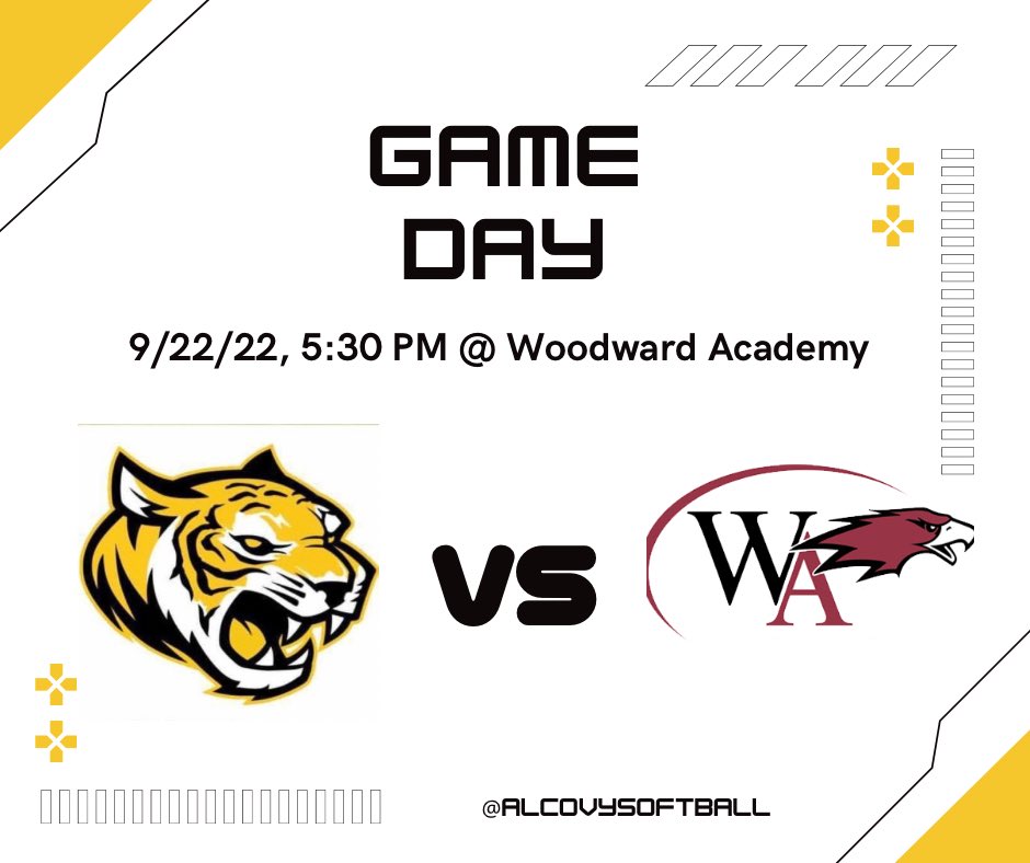 Big game day! We need some Tigers to travel with us to Woodward Academy and cheer us on to victory!