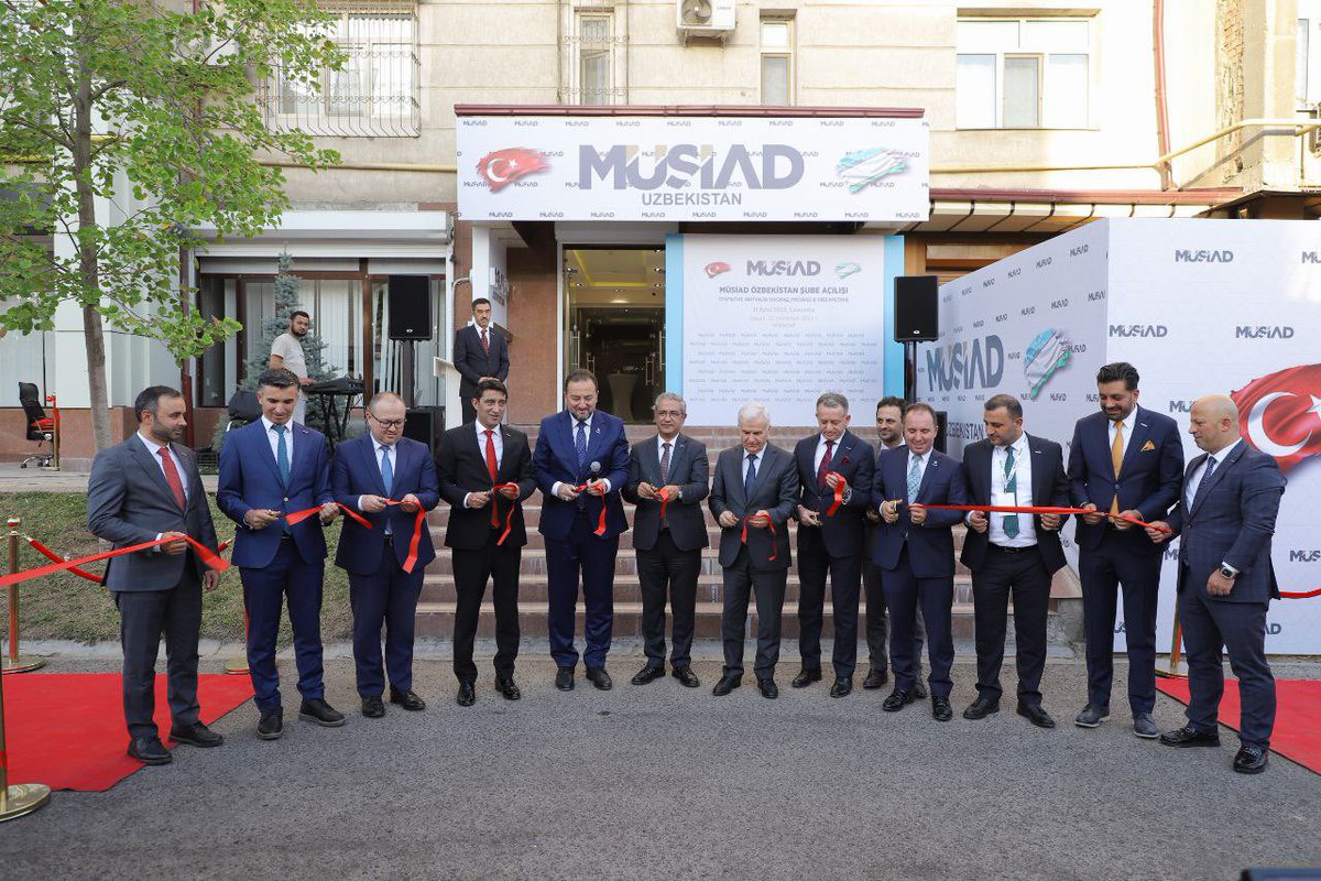 MÜSİAD Genel Başkanı Sayın Mahmut Asmalı başkanlığında heyet Özbekistan MÜSiAD Şubesi’nin açılışını gerçekleştirdi. <a href="/MUSIAD/">MÜSİAD</a>