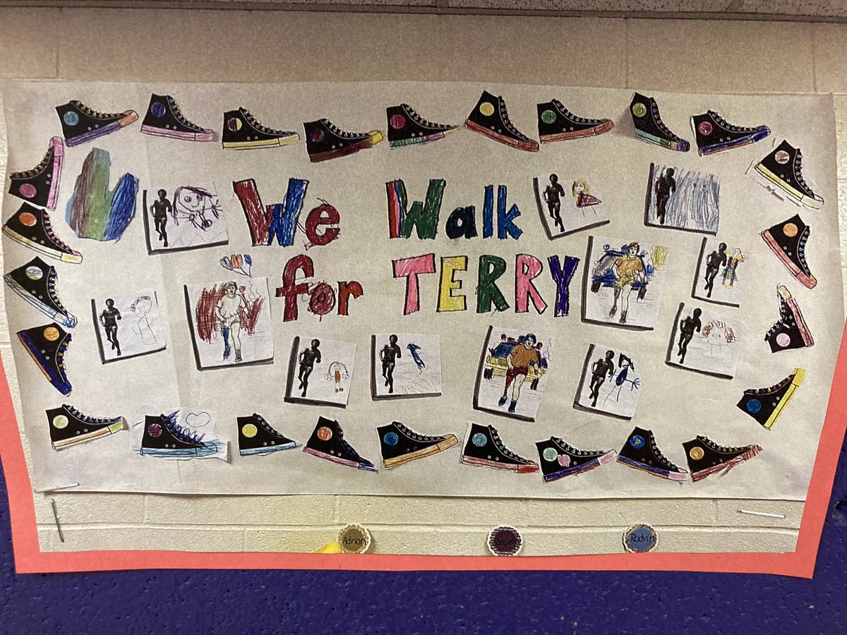 RossDoan's tweet photo. Today we walk for Terry, friends, and family. We never give up Hope. Please continue to bring a “Toonie for Terry”, Ross Doan will be collecting until Monday #TerryFoxRun https://t.co/BZ2Dakivlz