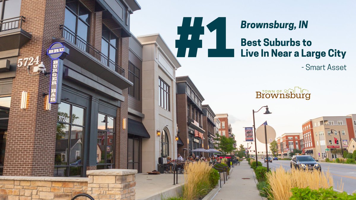 Coming in at #1, Smart Asset ranks Brownsburg as one of the best suburbs to live in near a large city!

Learn more at smartasset.com/data-studies/b…