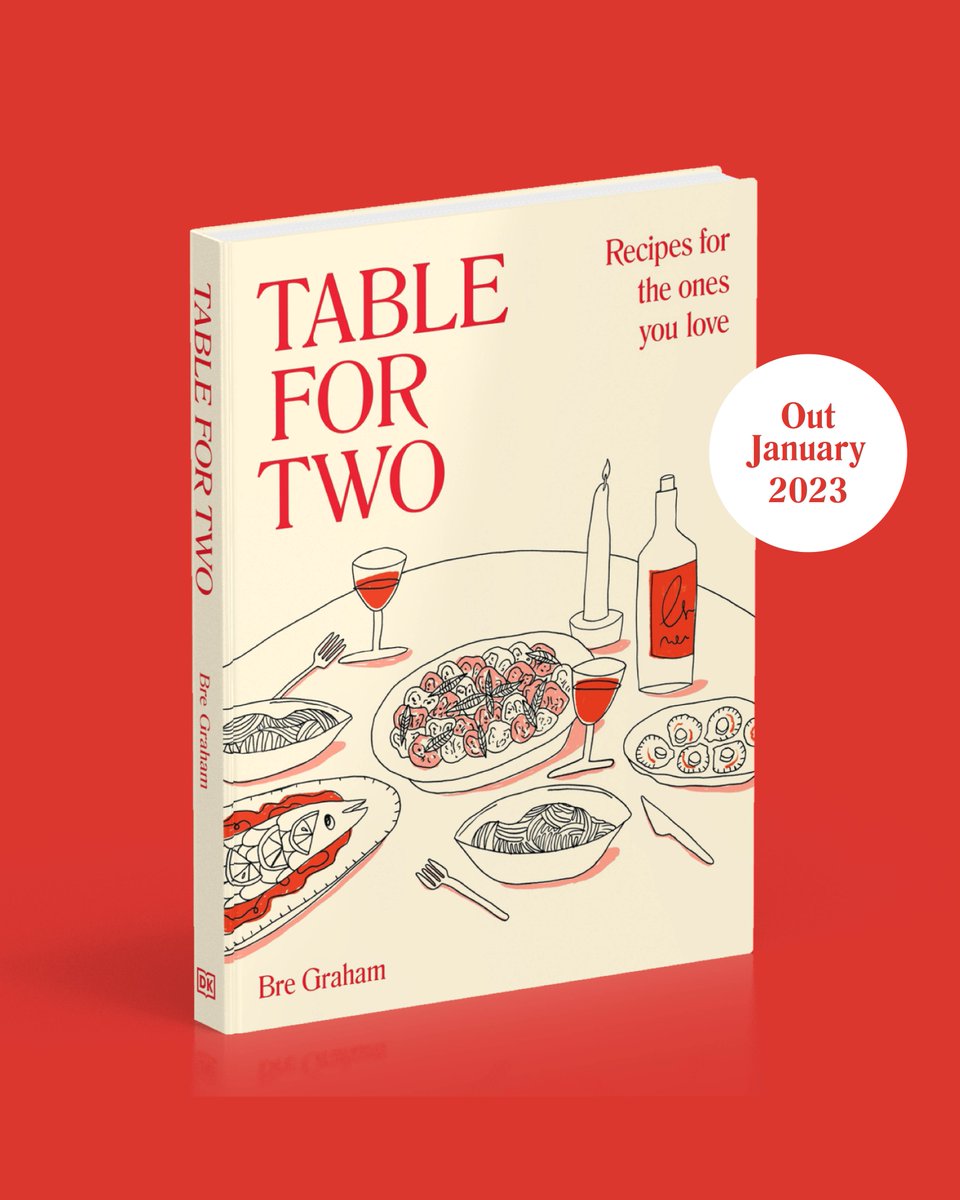 I'm so thrilled to finally be able to share the news that my debut cookbook, Table For Two will be published in January 2023🌹

Full of over 80 recipes, essays, menus and more, I can't wait to show you what's behind the cover. 

Pre-order it today through the link in my bio