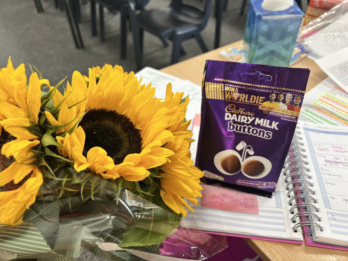 Nice present from a y7 student this morning 🥺