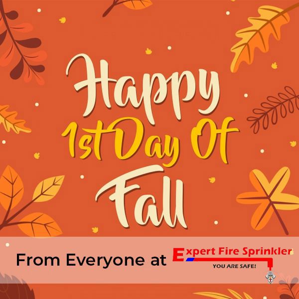 ExpertFireSpri1's tweet photo. Happy first day of #Fall from everyone at 
@ExpertFireSpri1! #hellofall #firstdayofautumn #happyfallyall #firstdayoffall #firstoffall https://t.co/zCvxongkET