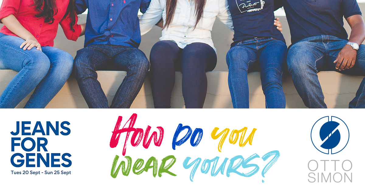 Otto Simon Ltd (@ottosimonltd) on Twitter photo Once again, Otto Simon is delighted to be taking part in <a href="/jeansforgenes/">Jeans for Genes UK</a>. This week weāve been wearing our denim to work and raising money for people affected by genetic conditions.
Read more on our blog: ottosimon.co.uk/blog/jeans-for⦠Once again, Otto Simon is delighted to be taking part in <a href="/jeansforgenes/">Jeans for Genes UK</a>. This week weāve been wearing our denim to work and raising money for people affected by genetic conditions.
Read more on our blog: ottosimon.co.uk/blog/jeans-forā¦
