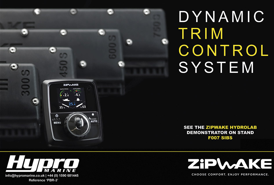 See the Zipwake Hydrolab demonstrator on the  <a href="/hypromarine/">Hypro Marine</a> stand F007 at the <a href="/SotonBoatShow/">Southampton International Boat Show</a> and learn how Zipwake
Interceptors work. 

#trimcontrol #boatsystems #boatstabilisation #boattrim #trimaboat #sotonboatshow #sibs22 #southamptonboatshow