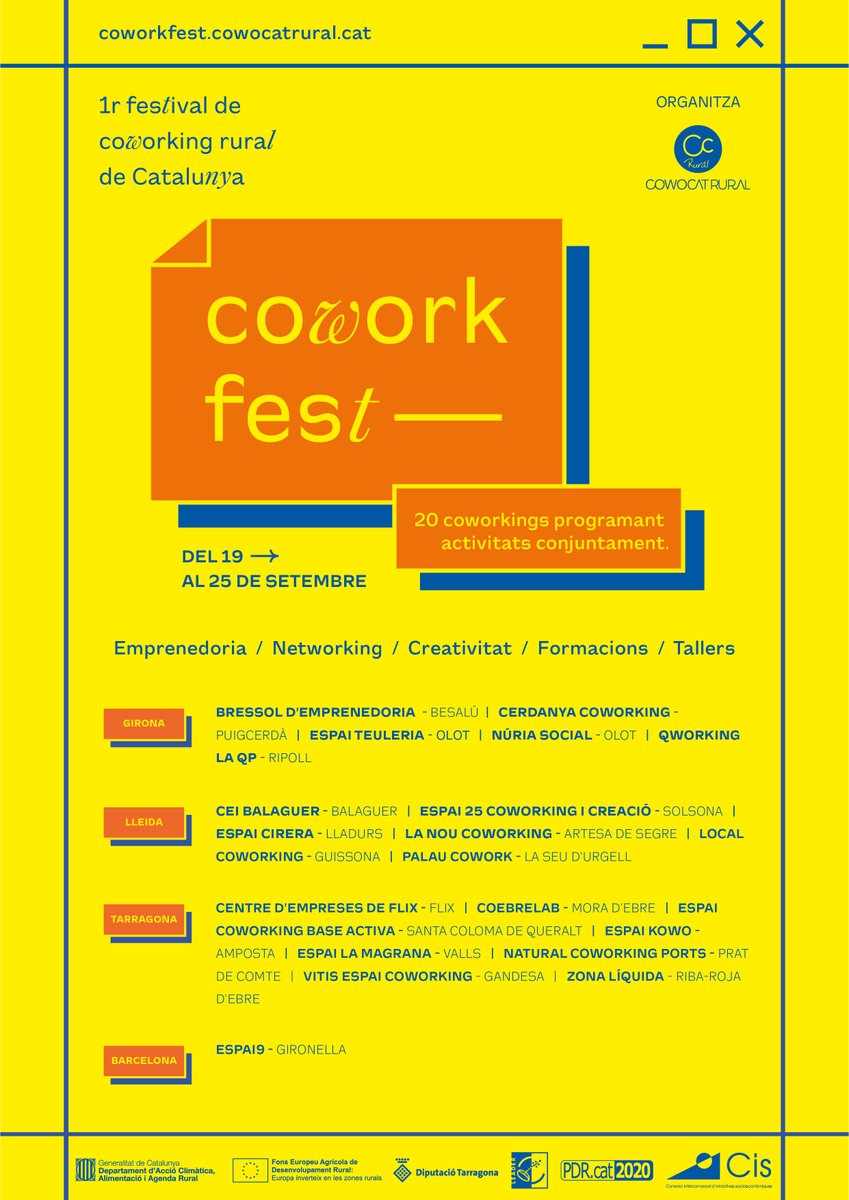 LEADERdelCamp's tweet photo. Avui, #BaseActiva de @CONCACTIVA participa a la setmana #CoworkFest ‼️
👉Diferents emprenedors han conegut aquestes instal·lacions.
👉Obrador especialitzat en cervesa artesana
El #coworking, oportunitat per a les zones rurals
👩💻🧑💻 https://t.co/7yrHX5kbNG