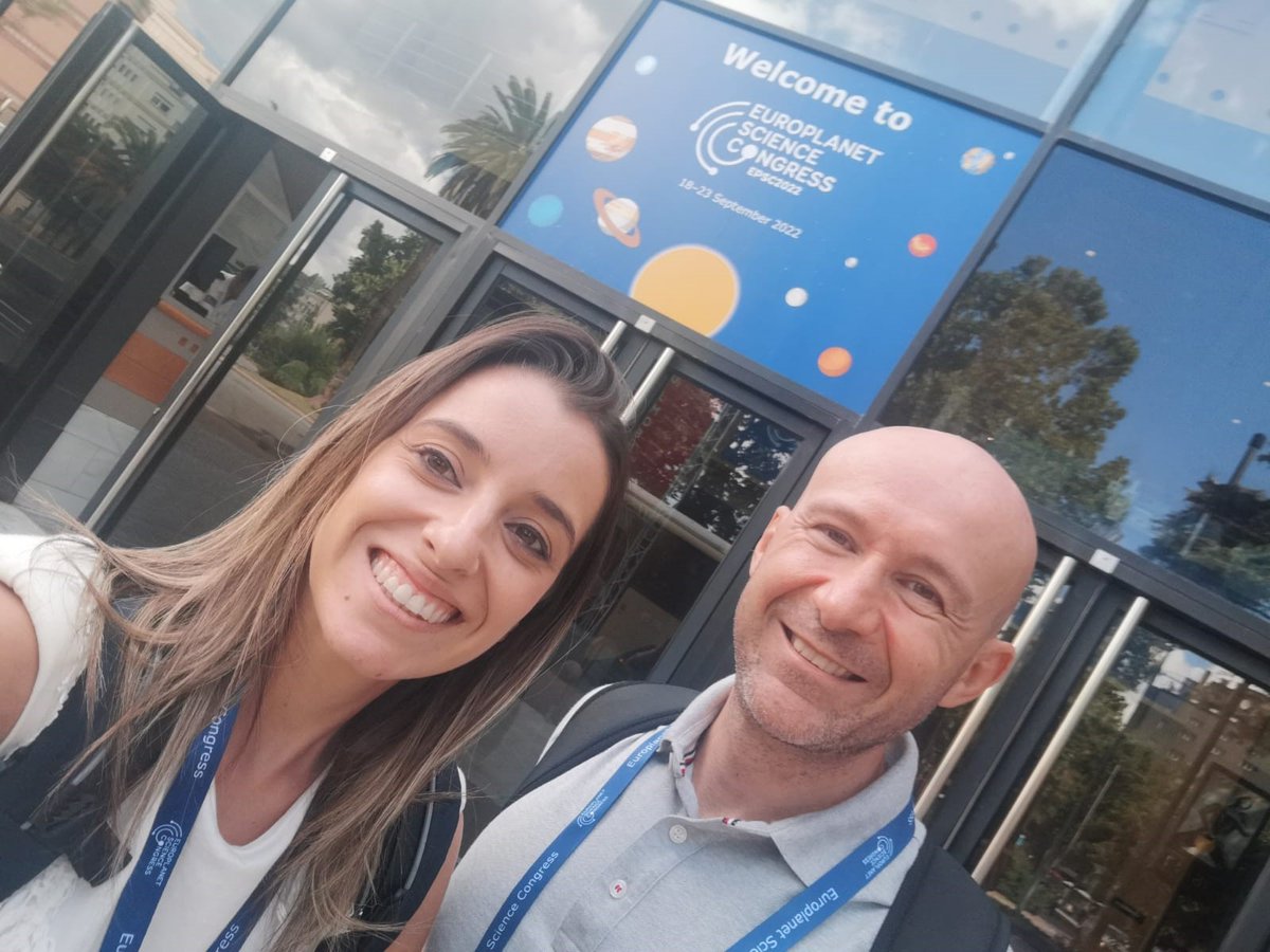 Edoardo Rognini e Veronica Camplone sono a #epsc2022 di Granada per presentare il loro lavoro rivolto allo sviluppo di #MATISSE per #Mercurio. Leggi la news completa su ssdc.asi.it/news.php?news_… o sul sito @ASI_spazio asi.it/2022/09/lo-spa… @europlanetmedia