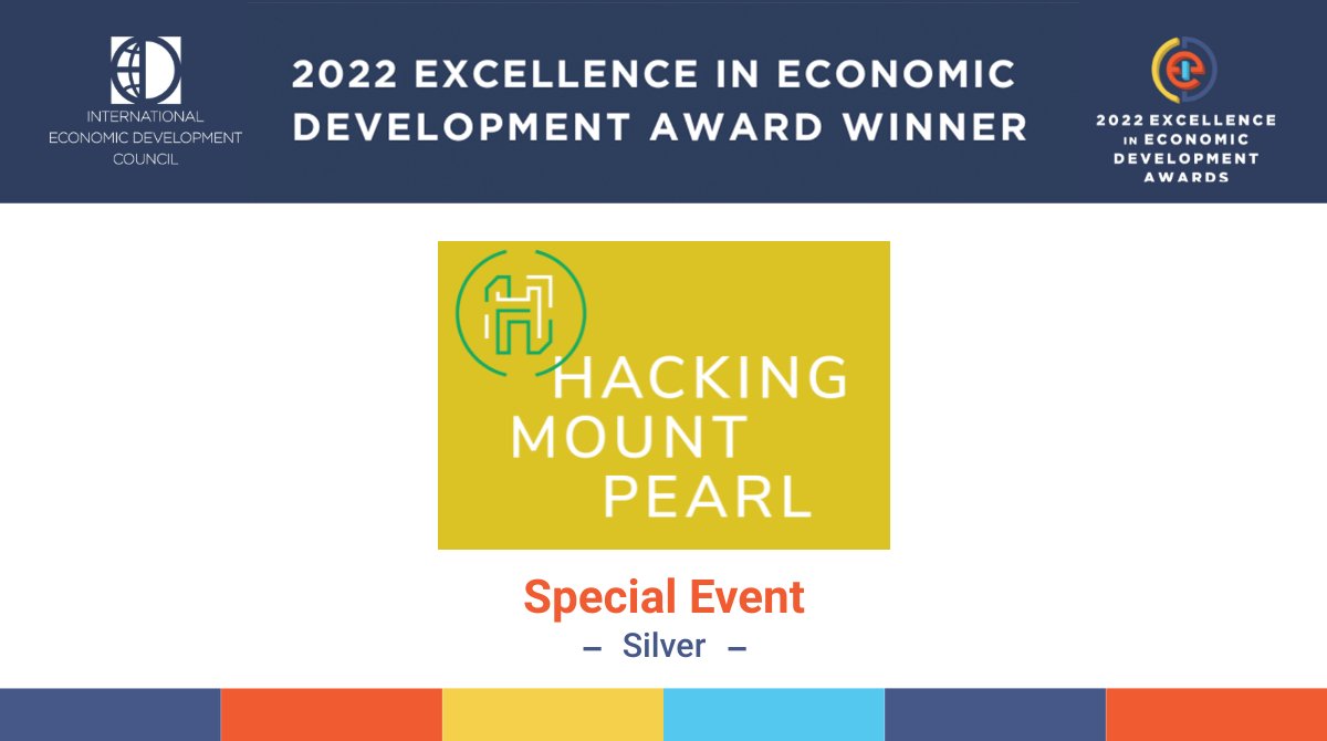 Mount_Pearl's tweet photo. We are pleased to share that the @IEDCtweets recognized the City with 3 International Economic Development Awards of Excellence!
We're so proud to showcase small city innovation on the global stage!
🥇🥇🥈
#DONOVANS #UpgradeToMountPearl #HackingMountPearl #EconomicDevelopment https://t.co/apfr5OFEff