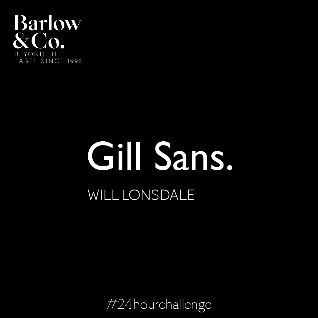 "It would be a sin not choose a cult classic. A humanist sans-serif with a rich history in the design world. Used for the BBC logo &amp; new iconic Penguin Books jacket design, it is a typeface icon that still holds up today" - Will Lonsdale #24HourChallenge

lnkd.in/eShhnPk9