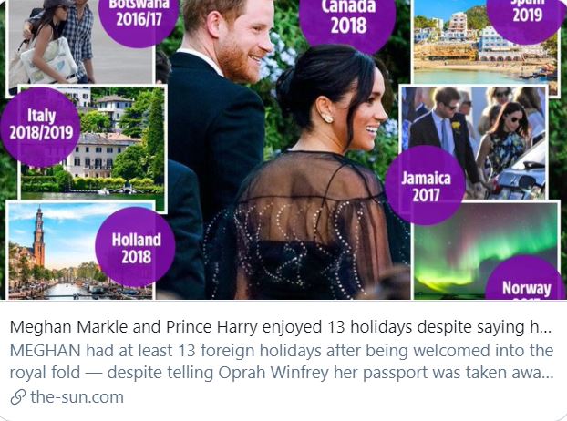 Tessacate's tweet photo. @ProseyPolymath @RayEKat @according2_taz @kristenmeinzer @thisisinsider LIE: She was trapped & had passport taken away but somehohw managed to take multiple trips overseas in just a couple of years on UK taxpayers money.
#PoorlyTreatedMyFoot #BSRacism #AmericansFooled https://t.co/kYskiismMg
