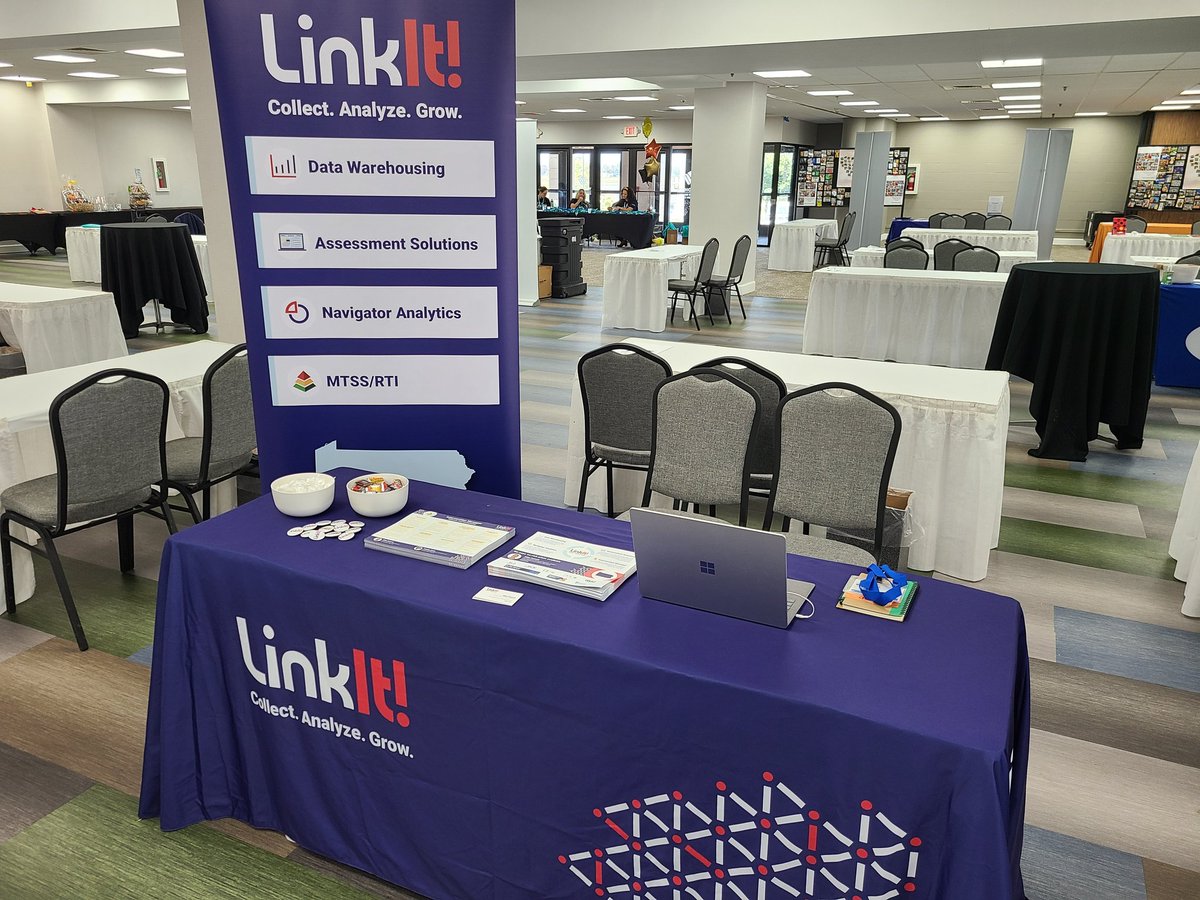 Zwanchinator's tweet image. Hey @PACharter Conference attendees, whether you&apos;re an existing client or new to @LinkItAnalytics, stop by booth 25 to say hello.  We partner with 16 PA charter schools supporting their data initiatives.  Come learn about our FREE PSSA/Keystone reports and free pilots. #PCPCS