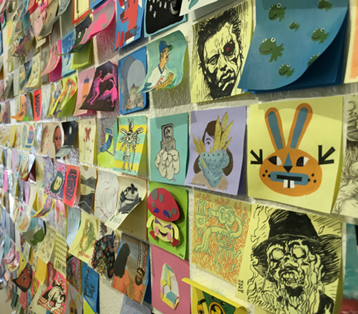 ClimateHhs's tweet photo. Post-it Note Art Show - Come fill out a Post-it note and help create a mural.  Post-it notes will be available in the cafeteria starting Monday! https://t.co/5BkbmgLabu