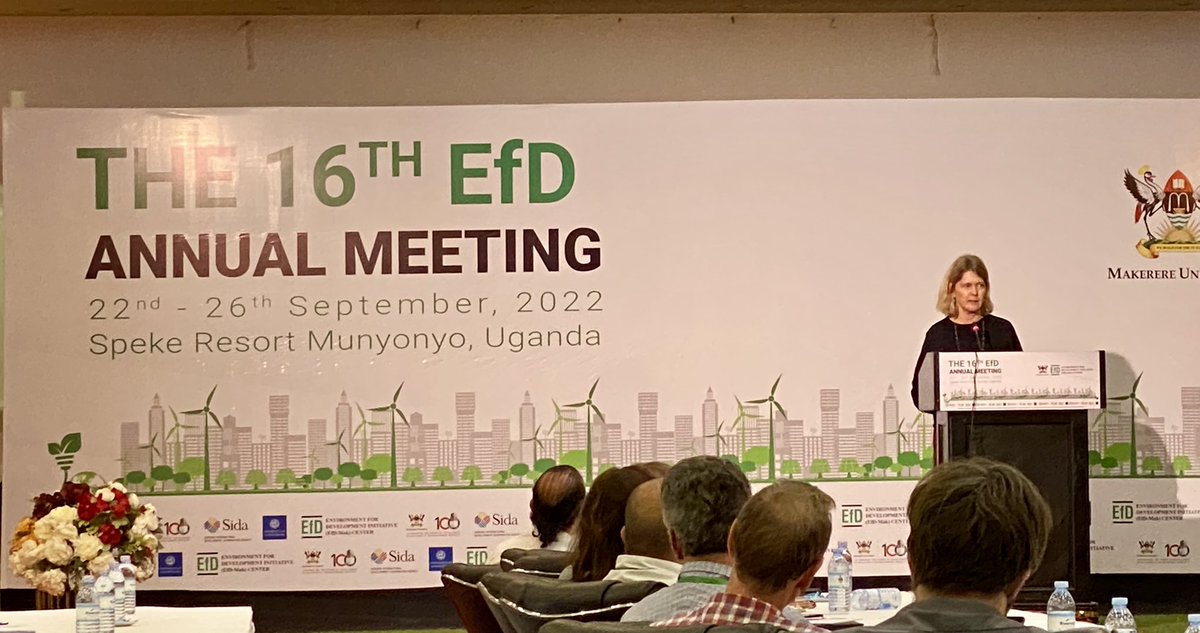 Sahan Dissanayake (@sahanorg) on Twitter photo What lies at the intersection of environmental issues, development challenges, Sweden, and Uganda?
<a href="/EfD_initiative/">EfD</a> and #16thEfDMak
Welcome addresses by <a href="/GunnarKohlin/">Gunnar Köhlin</a>, Vice-Chancellor of <a href="/Makerere/">Makerere University</a>, Ambassador <a href="/SwedeninUG/">Embassy of Sweden in Kampala</a> and Dep-Minister <a href="/min_waterUg/">MINISTRY OF WATER AND ENVIRONMENT 🇺🇬</a> What lies at the intersection of environmental issues, development challenges, Sweden, and Uganda?
<a href="/EfD_initiative/">EfD</a> and #16thEfDMak
Welcome addresses by <a href="/GunnarKohlin/">Gunnar Köhlin</a>, Vice-Chancellor of <a href="/Makerere/">Makerere University</a>, Ambassador <a href="/SwedeninUG/">Embassy of Sweden in Kampala</a> and Dep-Minister <a href="/min_waterUg/">MINISTRY OF WATER AND ENVIRONMENT 🇺🇬</a>