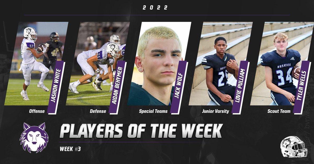 Congrats to our Week 3 Players of the Week! #PULLtheSLED