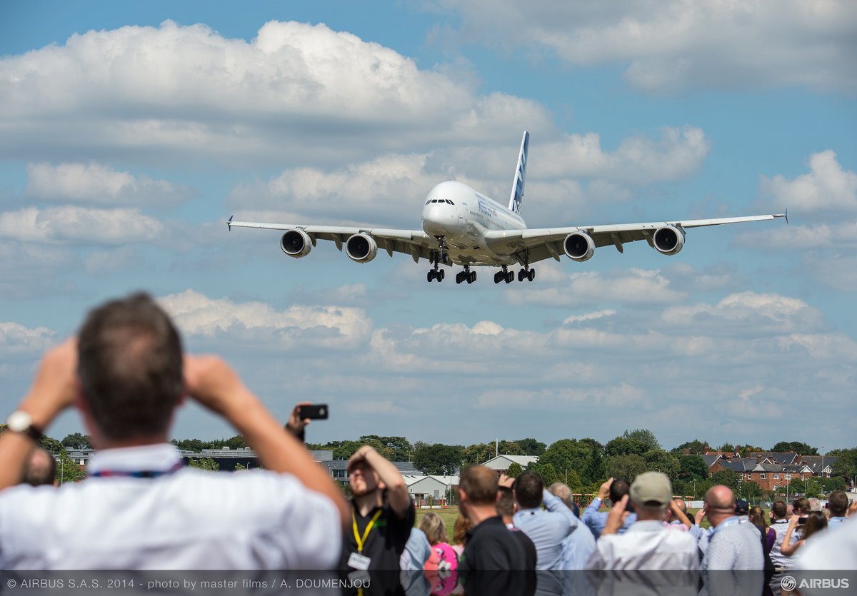 Airbus's tweet photo. Join the #A380 auction on Oct. 13th-15th, and get your own piece of this iconic legend ✈️! There is something for everyone, including a unique collection designed in collaboration with amazing artists.👩‍🎨 
Don't miss out, register today! https://t.co/EDEH9JGQVI 
#avgeeks https://t.co/kB6BgMaVCh