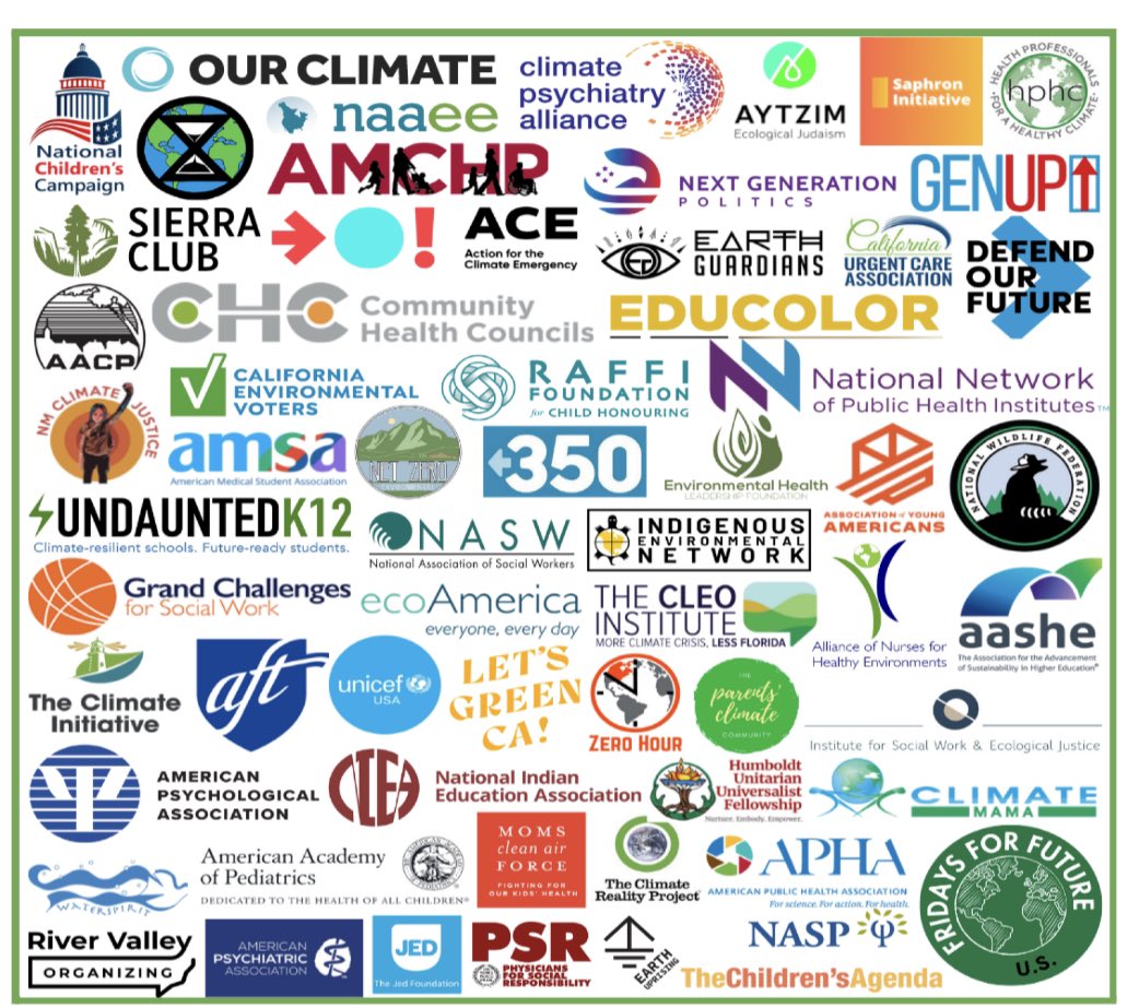 Schools4Climate's tweet photo. Over 80 organizations have endorsed #HR975 including @APA @PublicHealth @FFFUnitedStates @AFTunion @nasponline @SierraClub @UndauntedK12 @ourclimateus @350 https://t.co/kVtM3pkt4Z
