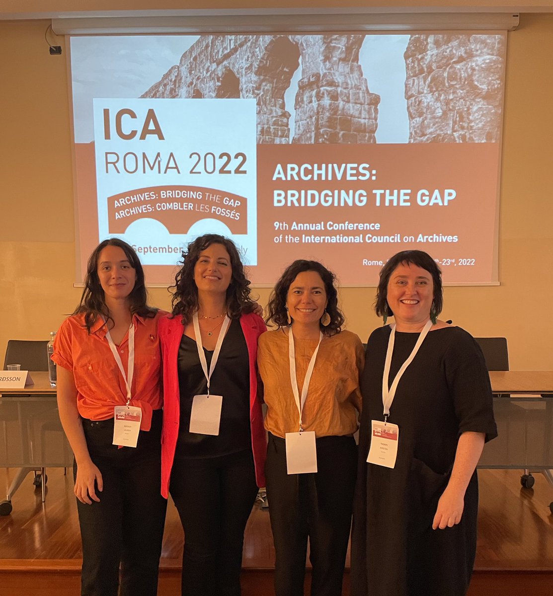 Kirsten Thorpe (@kirstythorpe) on Twitter photo Wonderful to share a discussion on the right to know, and the return of archives to support Indigenous Living Archives on Country with @LaMonicaGalassi <a href="/BarrowcliffeR/">Dr Rose Barrowcliffe</a> @Laureneiko in our panel on Colonialism and the Archives #ICARoma2022 <a href="/IndigArchives/">Indigenous Archives</a> Wonderful to share a discussion on the right to know, and the return of archives to support Indigenous Living Archives on Country with @LaMonicaGalassi <a href="/BarrowcliffeR/">Dr Rose Barrowcliffe</a> @Laureneiko in our panel on Colonialism and the Archives #ICARoma2022 <a href="/IndigArchives/">Indigenous Archives</a>