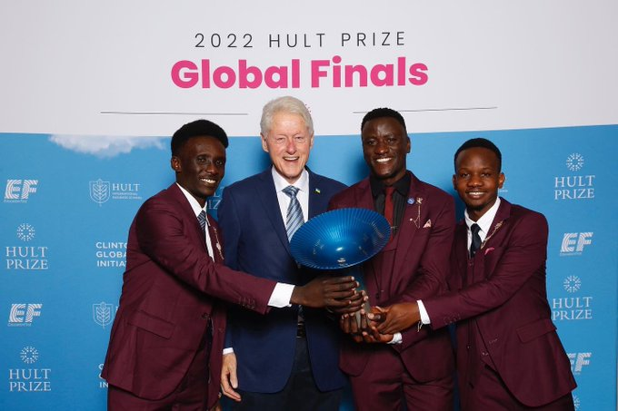 KenyaCIC's tweet photo. A huge congratulations to our #CleantechKE winners; @eco_banalimited for winning the 2022 @hultprize 

We are proud to see you go beyond Kenya to win Sh120 million ($1 million) for your innovation on biodegradable and eco-friendly sanitary towels made from banana fibres. https://t.co/ne37CHvjhL