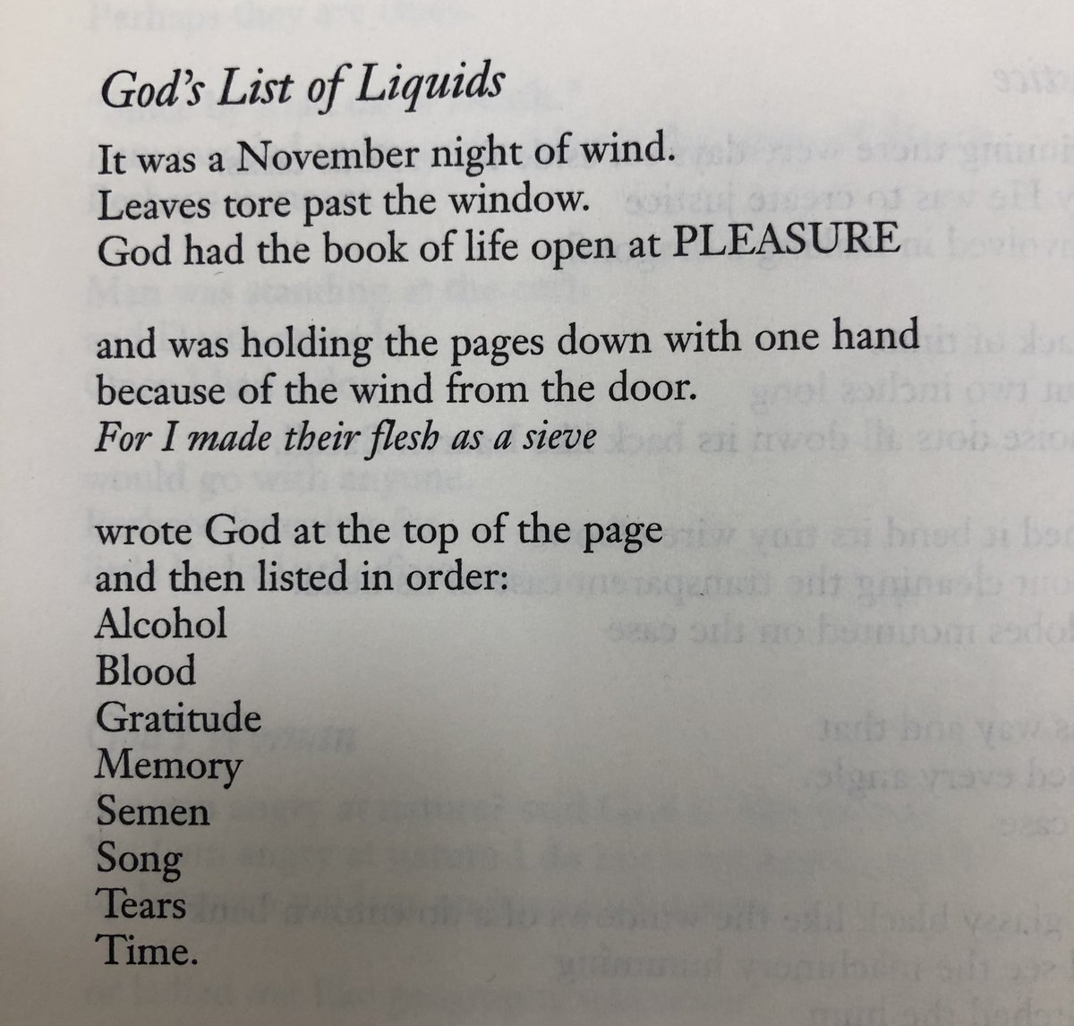 Anne Carson, with a poem to end all poems