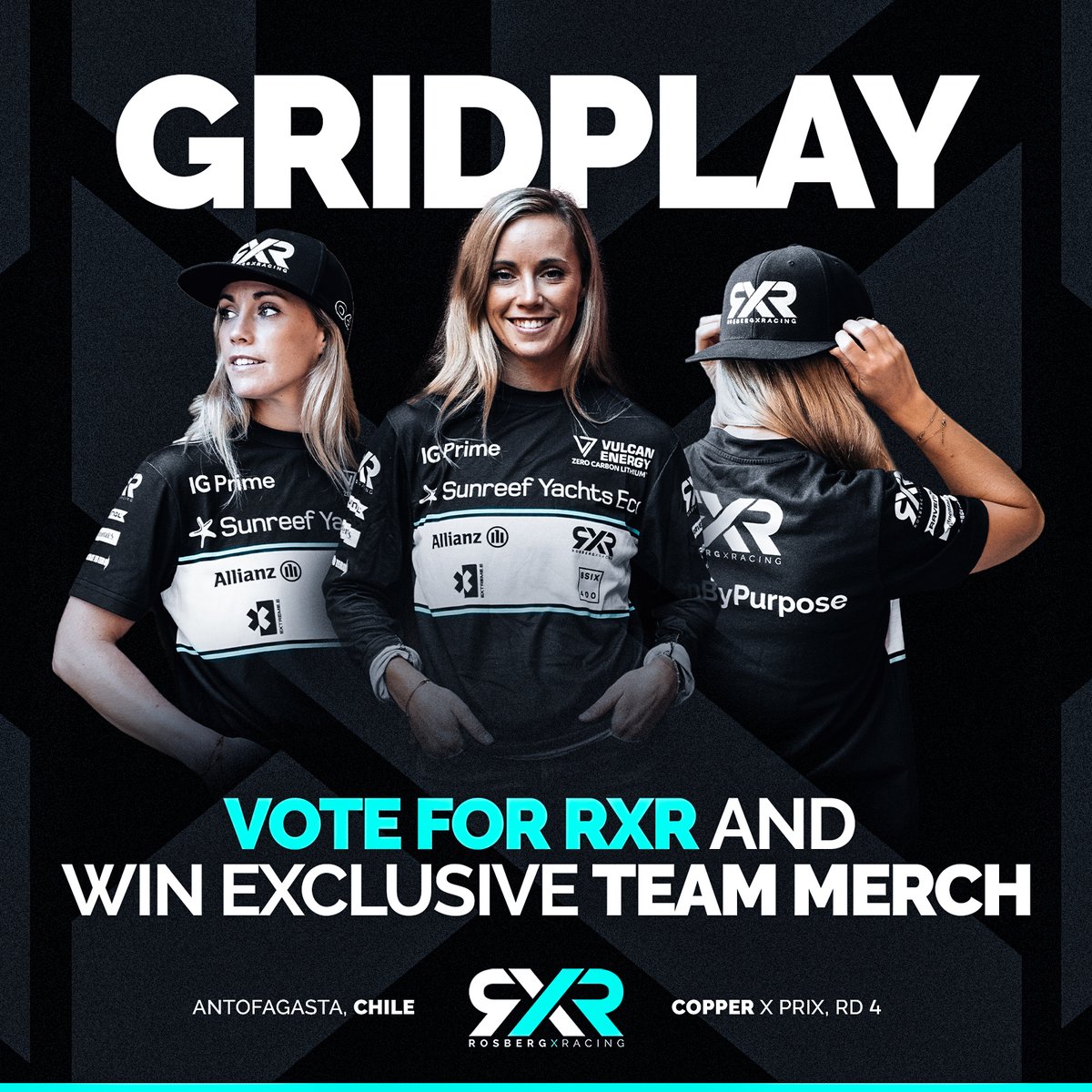 rosbergxracing's tweet photo. Tweet 2/2
To enter our competition, you must vote for our drivers twice a day until Saturday. Take a screenshot of your votes, and tag us on Instagram or Twitter using our handle @rosbergxracing and the hashtag #WinWithRXR! 

https://t.co/cFSHQiDVBL

#RXR #DrivenByPurpose https://t.co/4qilrllDxm