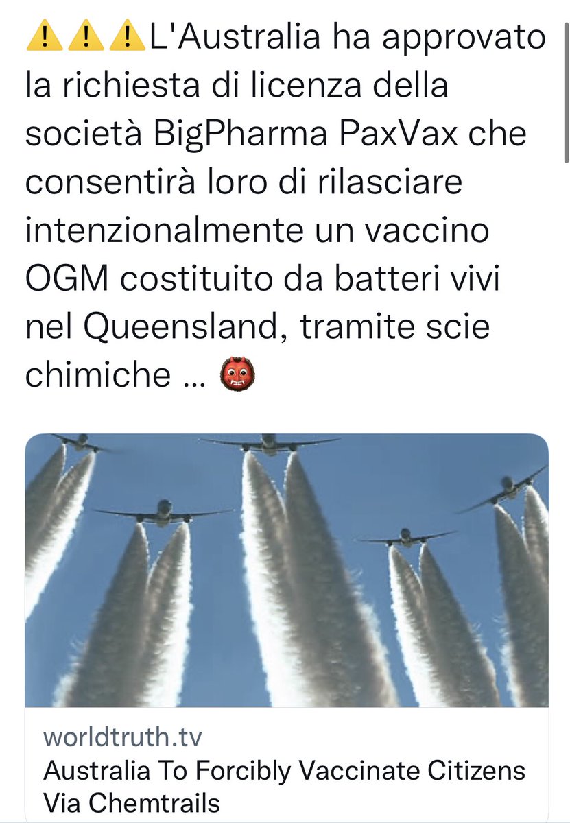 LaBombetta76's tweet photo. Scie Chimiche e Vaccini: la Combo più temuta dai complottisti #firstreactionshock #vendesicomplotti https://t.co/2HN8MOLgSi