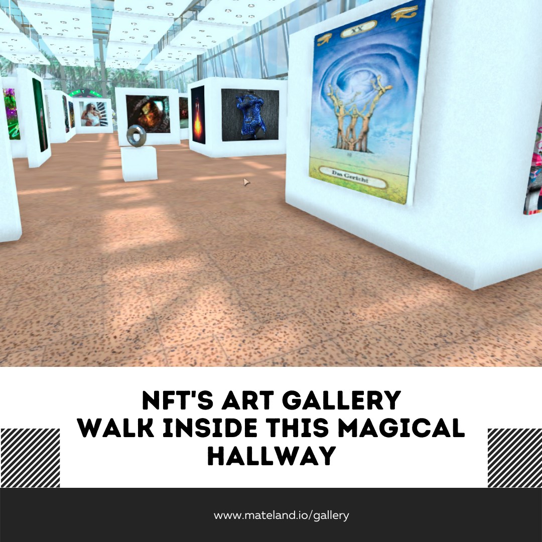 Time to be immersed in a new 3D world.

You will find a blend of different artistic styles which are definitely worth purchasing.

Explore Mateland’s Art Gallery Today: 👇
mateland.io/gallery

#cryptoartist #cryptoart #nft #nfts #digitalart #nftart #crypto #nftcollector