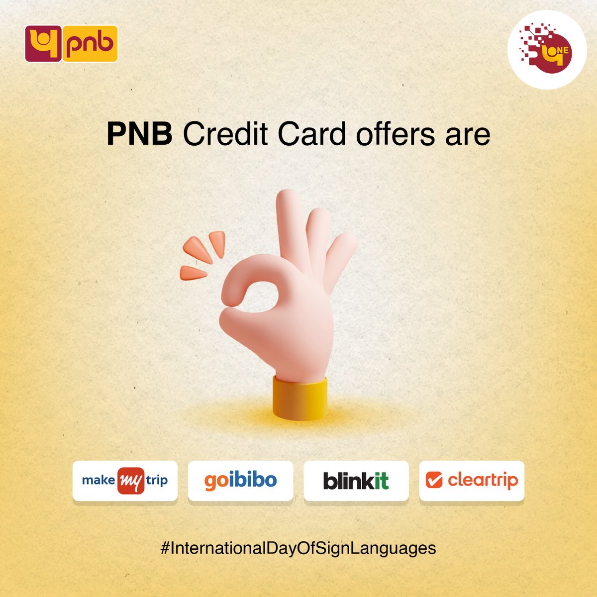 These offers make our 🫶🏻 happy! #InternationalDayOfSignLanguage

#Offers #CreditCard #SignLanguageDay2022 #AzadiKaAmritMahotsav #AmritMahotsav 

@AmritMahotsav