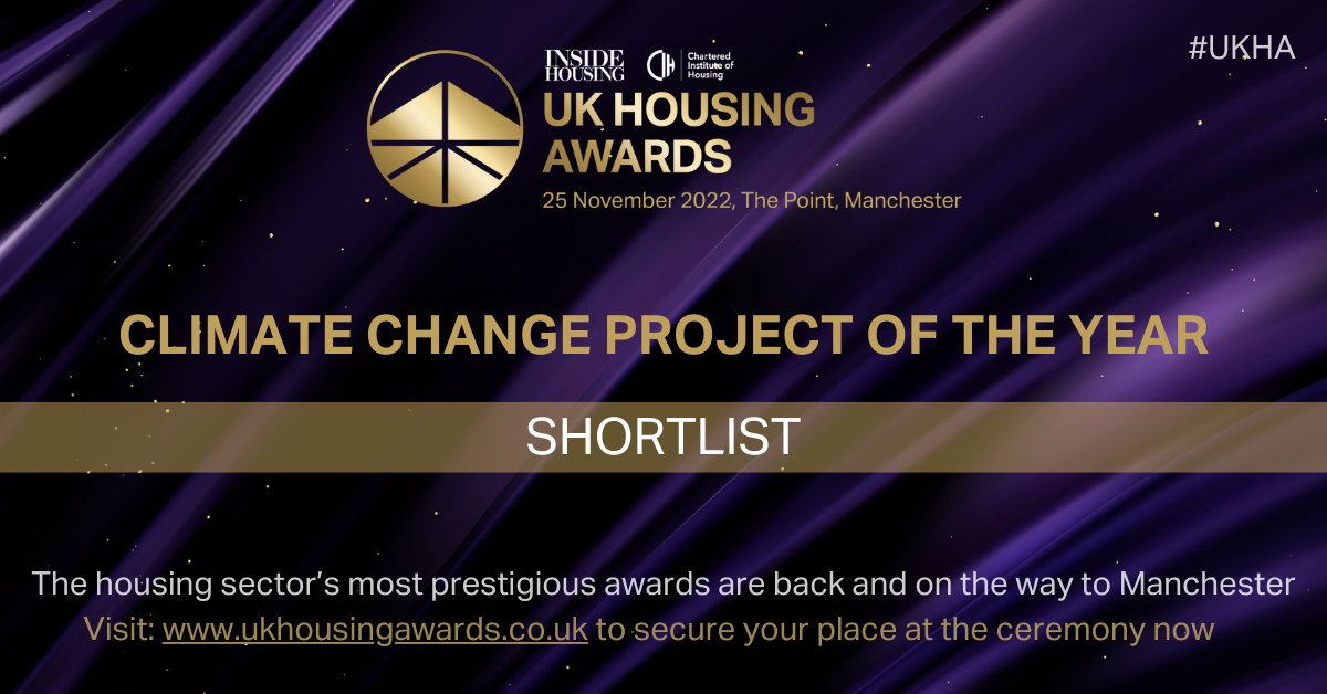Congratulations to;

Allume
<a href="/ClwydAlyn/">ClwydAlyn</a>
<a href="/greencorehomes/">Greencore Homes</a>
<a href="/Hullccnews/">Hull City Council</a>
<a href="/EnfieldCouncil/">Enfield Council</a> 
<a href="/wfcouncil/">Waltham Forest Council</a>
<a href="/OneMcr/">One Manchester</a>
<a href="/nihecommunity/">Housing Executive</a>

on being shortlisted for 'climate change project of the year'! #UKHA

Join us at the ceremony this November: ow.ly/BbBC50KF9va ow.ly/rKR650KF9vb