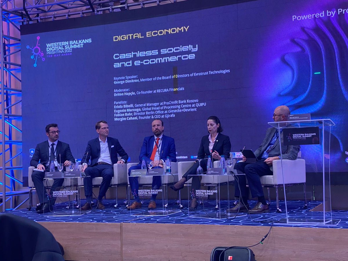 Today at <a href="/DigitalSummitWB/">Digital Summit - Western Balkans</a> panel on cashless society and e-commerce.